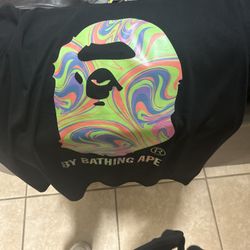 Oil Spill Bape Tee