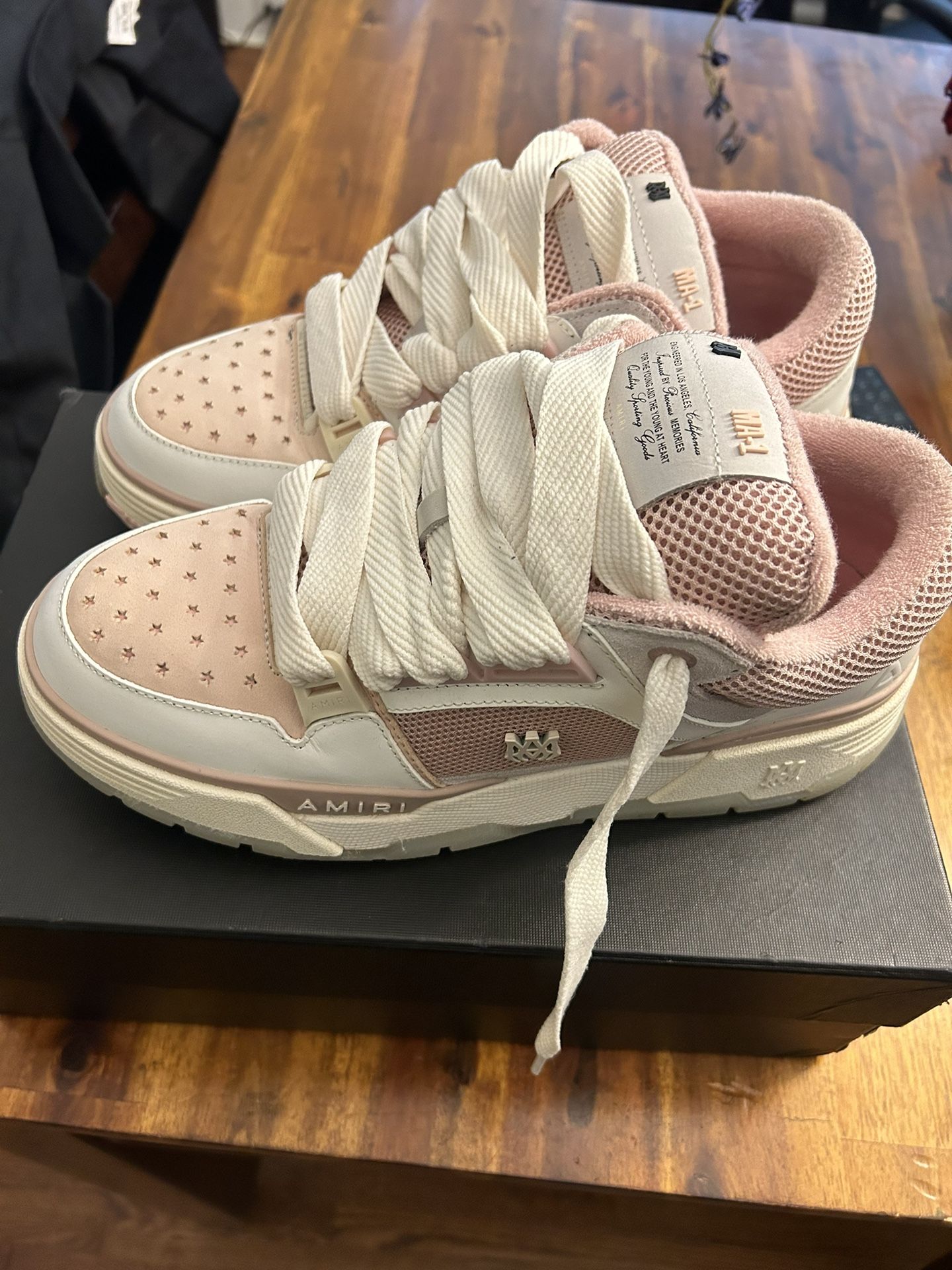 AMIRI Pink MA-1 Sneakers Size 44 “size 10”