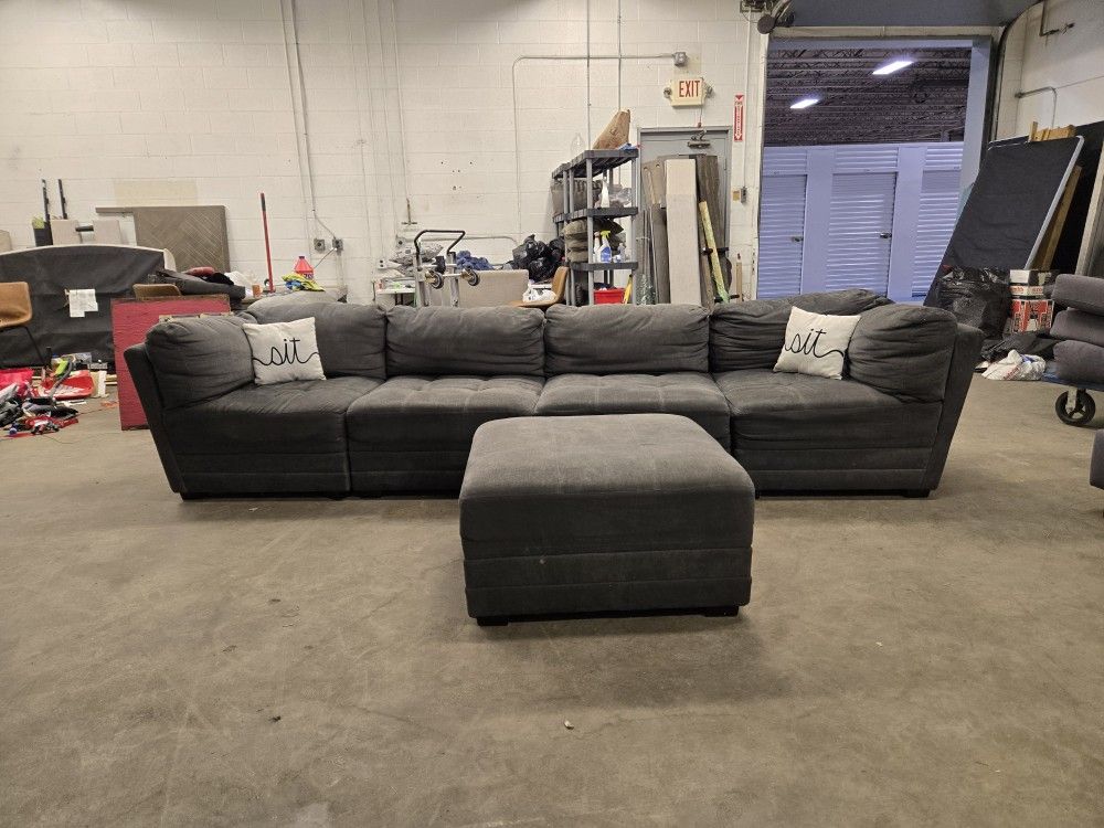 *Same Day Delivery Available!*
5 Piece Grey Modular Sectional