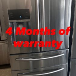 36” SAMSUNG REFRIGERATOR FRIDGE REFRIGERADOR NEVERA HELADERA GOOD CONDITION DELIVERY FREE 100 DAYS WARRANTY 