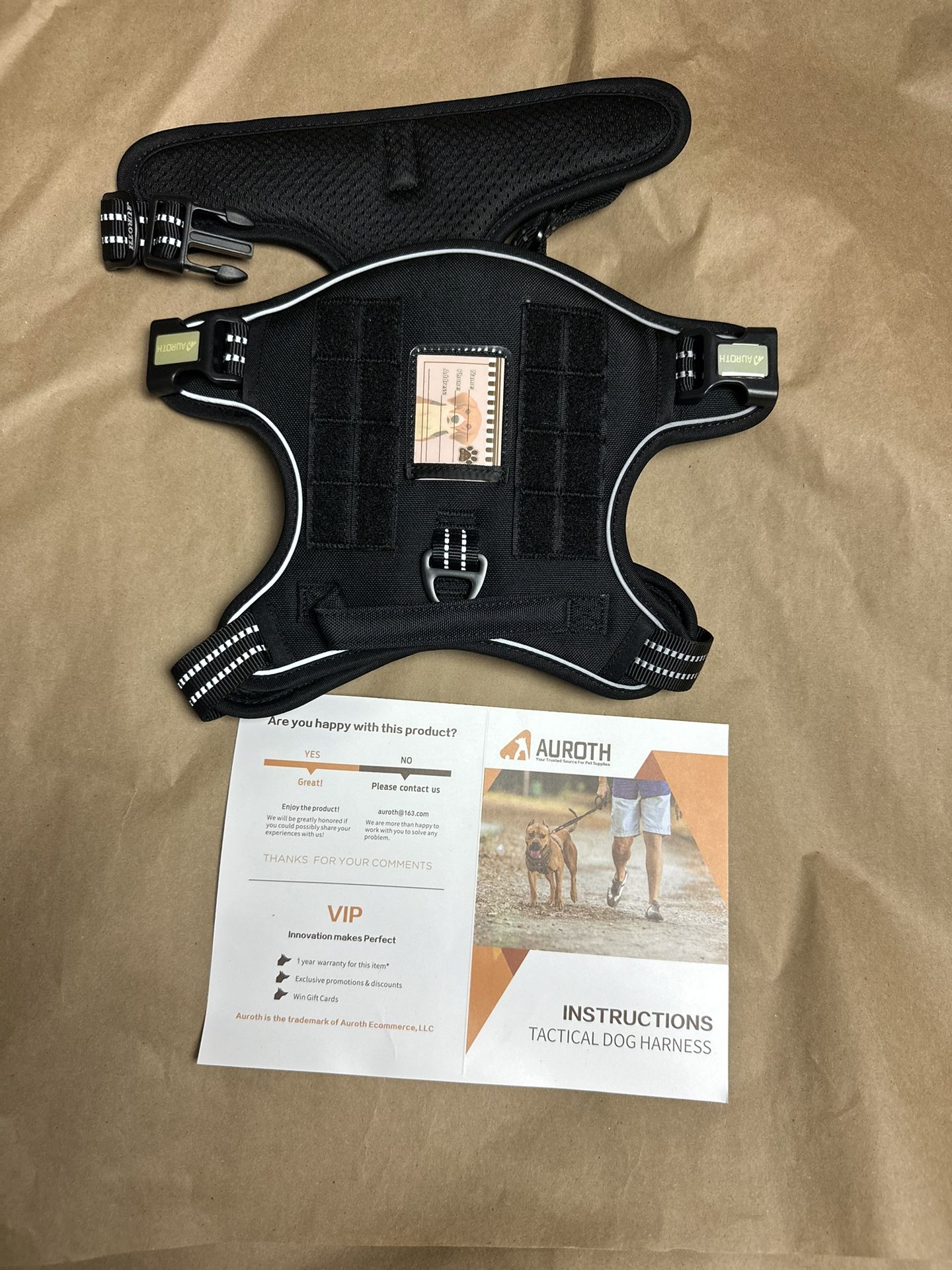 Auroth DOG HARNESS medium BRAND NEW