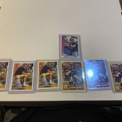 7 1991 BRETT FAVRE RC CARD LOT 