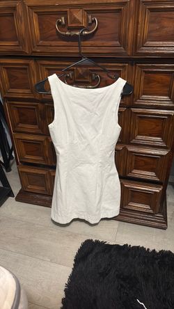 White grad dress