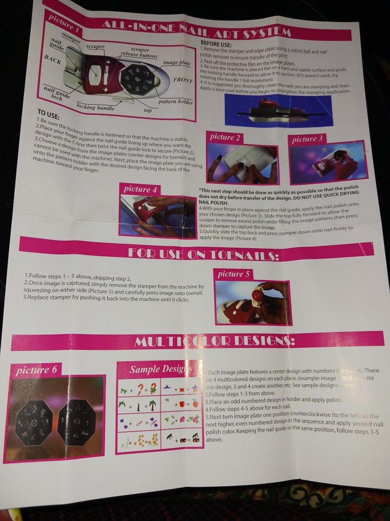 Nail DESIGN kit (Opened But Never Used)