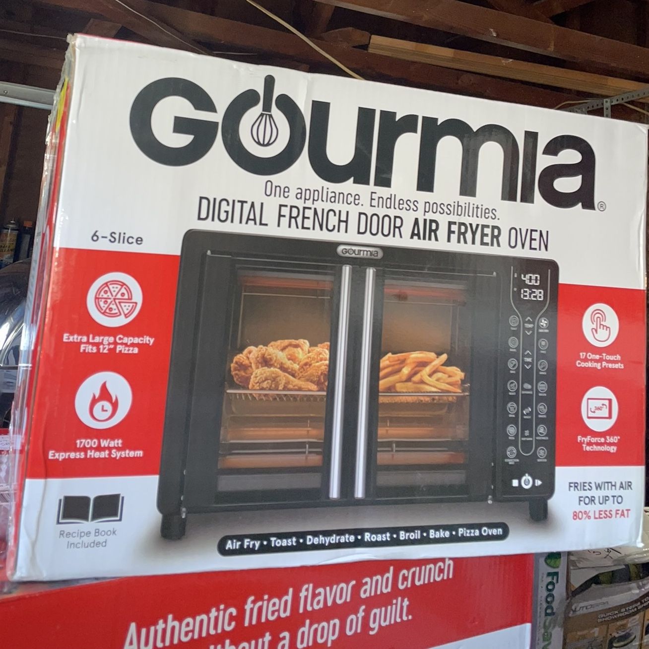 gourmia digital French door air fryer oven for Sale in Rialto, CA - OfferUp