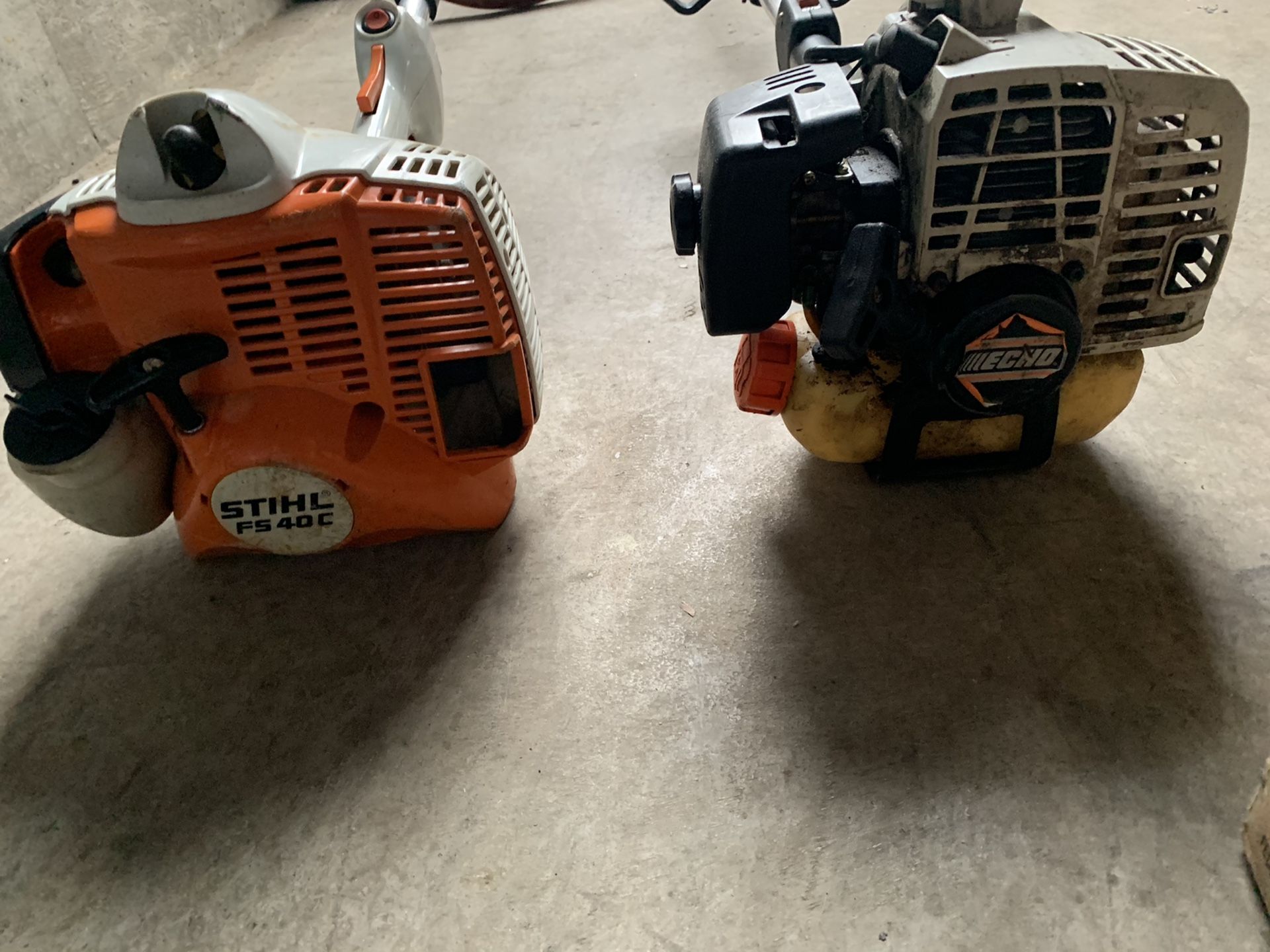 Sthil and Echo weed eaters and trimmers