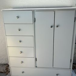 White Armoire Dresser