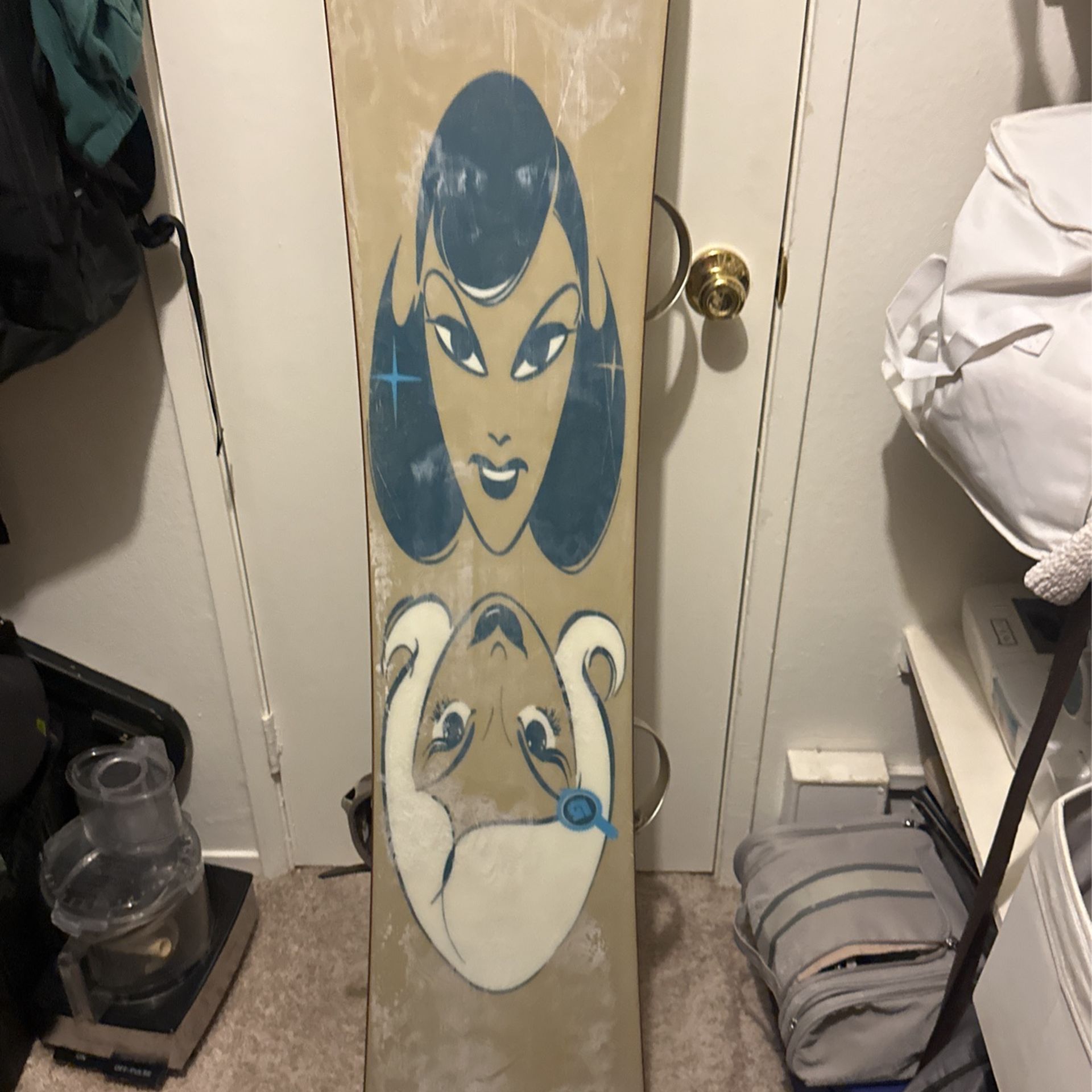 Burton Twin Girl's Snowboard Retro Reissue 2005/2006 155 Vintage