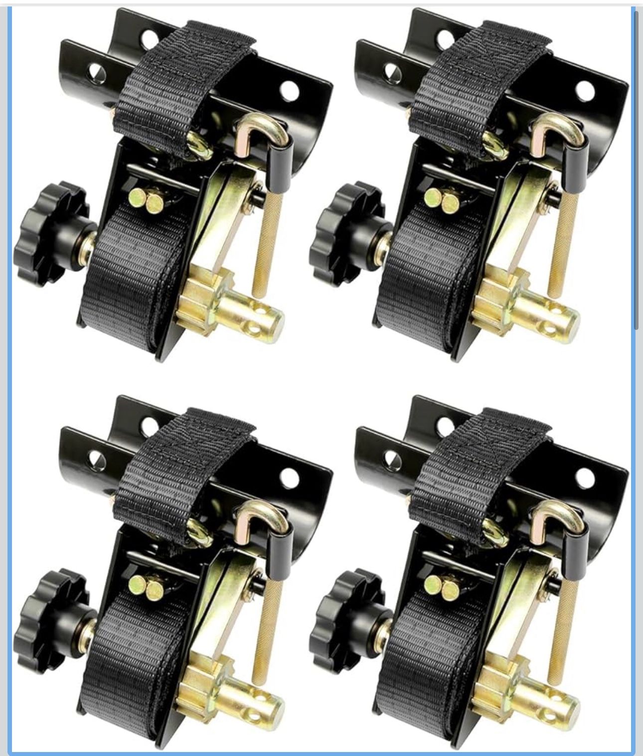 Rack Ratchet Straps with J-Hook