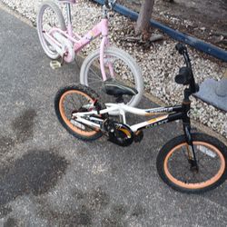 2 Kids Bikes 20 Inch And 16 Inch