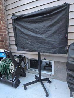 ROLLING CART TV STAND, TV NOT INCLUDED