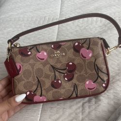 Coach cherry purse 