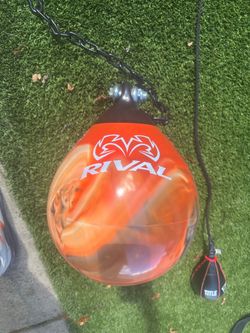 Boxing bag punching bag Rival head hunter water bag filled once never used