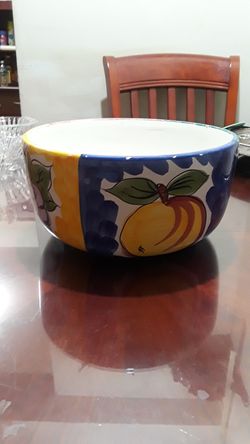 Big colorful bowl. Free with purchase.