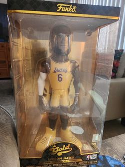 LaBron James Funko Gold Figure 