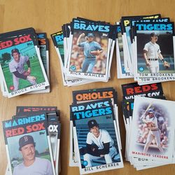 Topps Baseball Cards. 1986