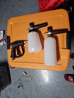 Foam canon and pressure washer gun