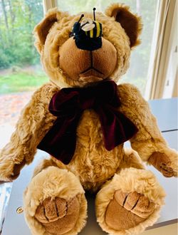 Vintage 2000’s Teddy Bear with Bee on Nose , Disney Mickey Mouse