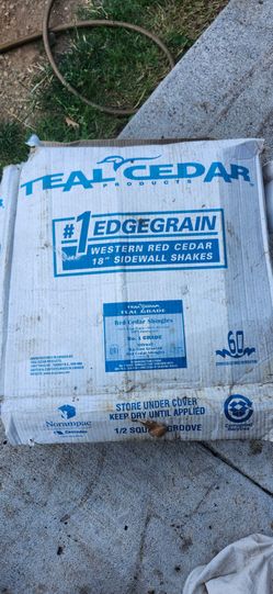 Red cedar shingles