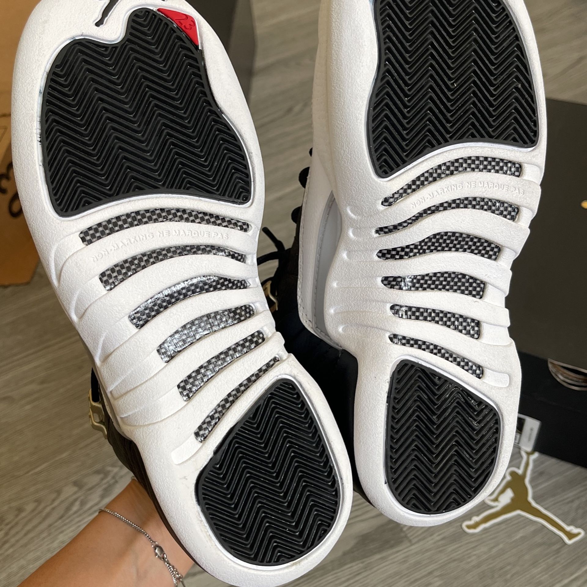 Nike Air Jordan 12 Retro Playoffs GS 5.5M 7W