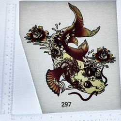 Iron On Heat Transfer  Good For T-shirts Sweaters Jackets T Shirt Design Size Is About 10x10 #297