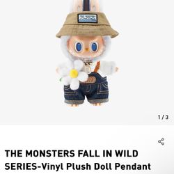 THE MONSTERS FALL IN WILD SERIES-Vinyl Plush Doll Pendant
