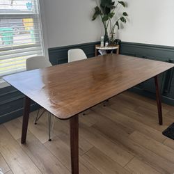 Mid Century Modern Wood Table 