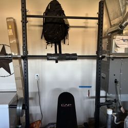 Squat Rack And Weights