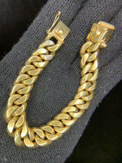 14k Gold Filled Cuban super heavy Box lock