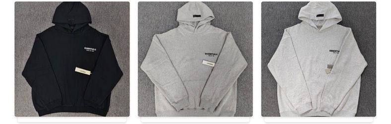 Pacsun Essentials -Fear Of God hoodies! Brand New With Tags.