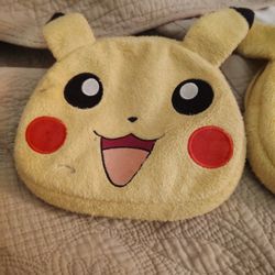 Vintage Pikachu Plush Pouches - Set of 2 - Great Condition