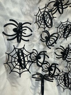 Spider and Spider webs napkin rings