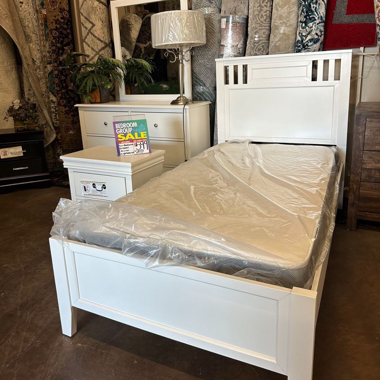 4 Pc Twin Or Full Bedroom Set On Sale Now Only $549