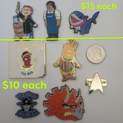 Toddland and other Trading pins