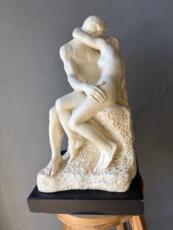 Large Vintage 1991 Alva Museum Replica Rodin “The Kiss”