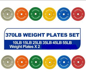 Complete Everyday Essentials bumper plates set (Pounds)