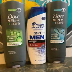 2-Dove Body Wash 1-2in1 Head & Shoulder All For $15