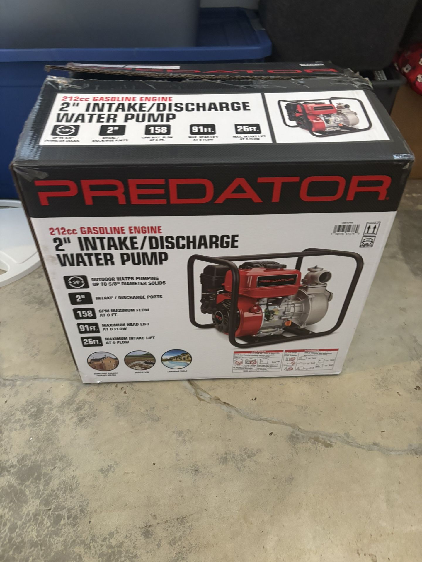 Brand New Intake Water Pump