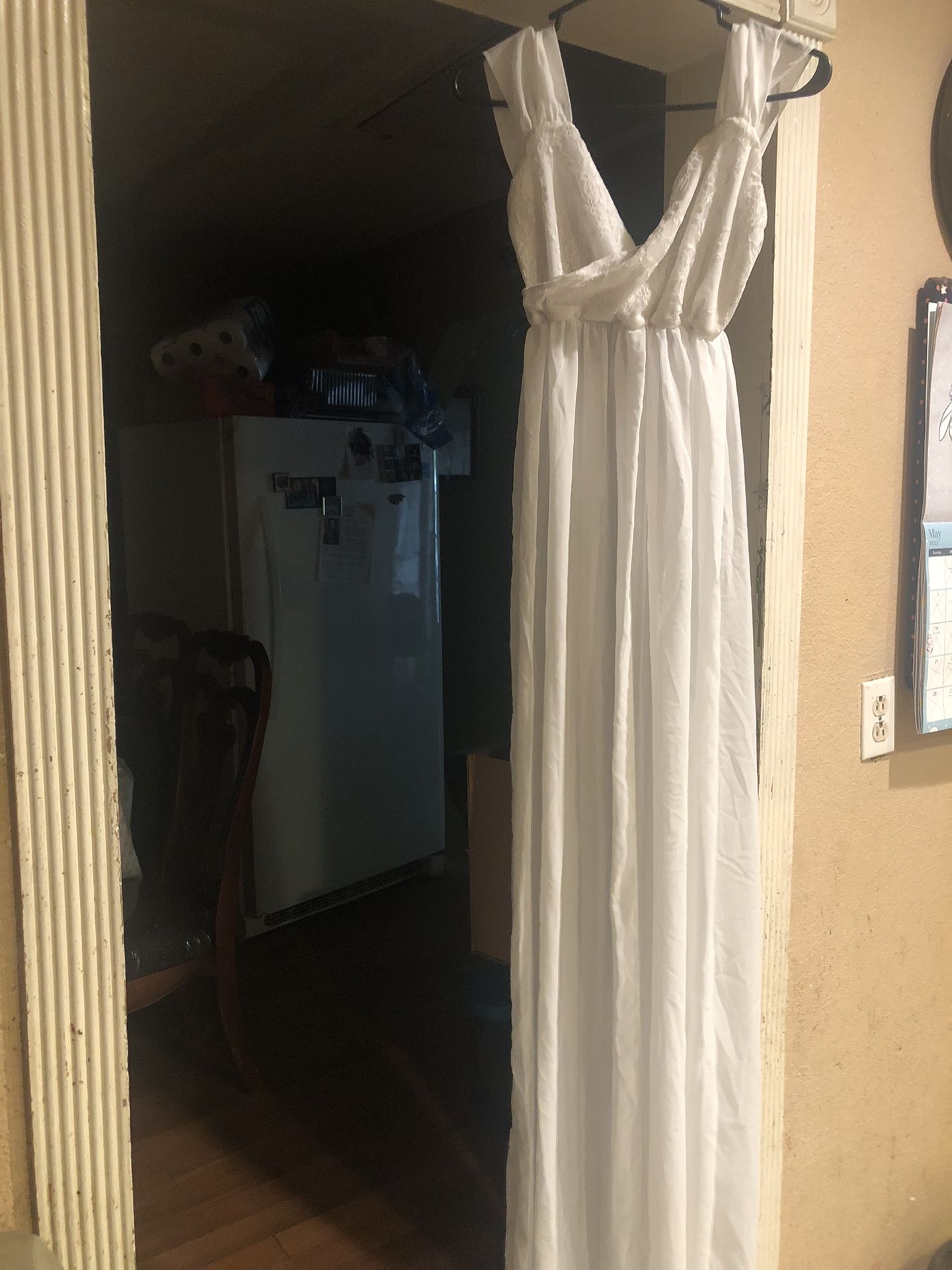 Pregnancy White Dress 