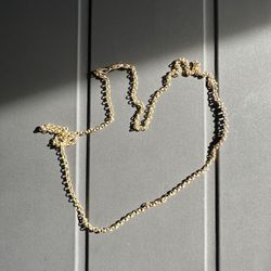 Rolo Chain Necklace 14K Yellow Gold