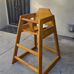 Silla De Madera Para Bebe