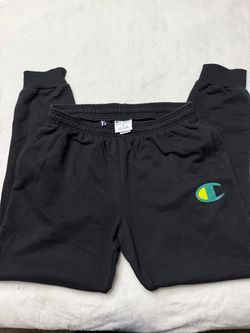 Champion Sweatpants Black with Logo