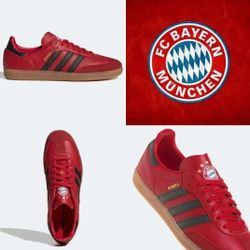 Red adidas Samba Team Bayern Munich