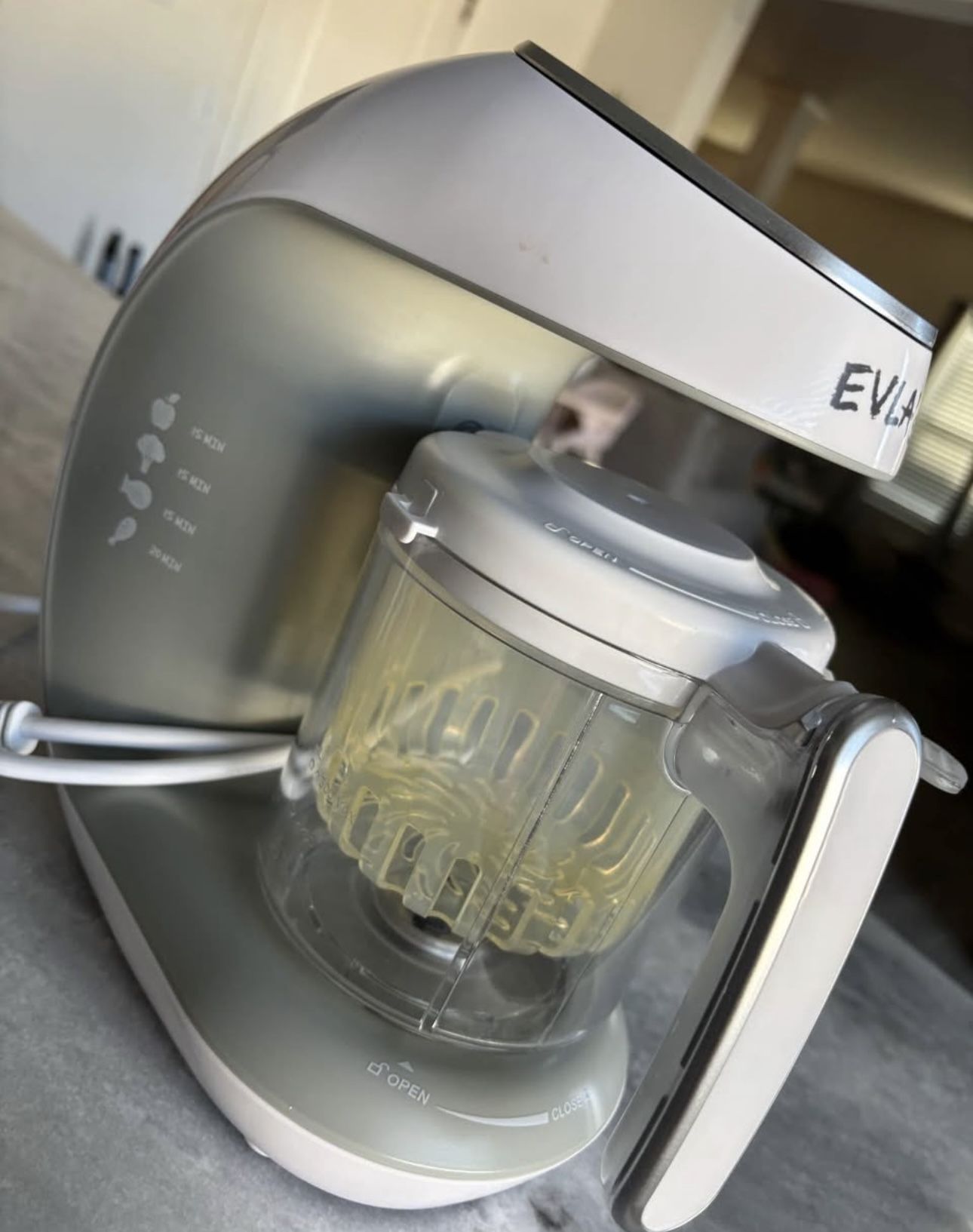 EVLA’s Baby Food Maker - Barely Used - $60 - Cup Is Not Dirty, It’s Stained From Carrot