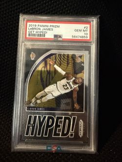 2019 Panini Prizm Get Hyped! Lebron James 