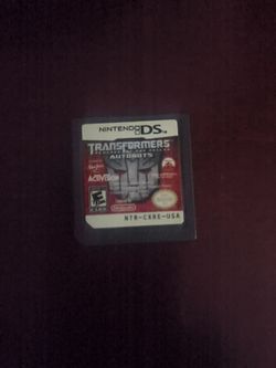 Transformers Autobots Nintendo DS Game Cartridge