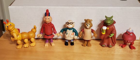 Lot Of 6 Teddy Ruxpin Posable Action Figures 1986