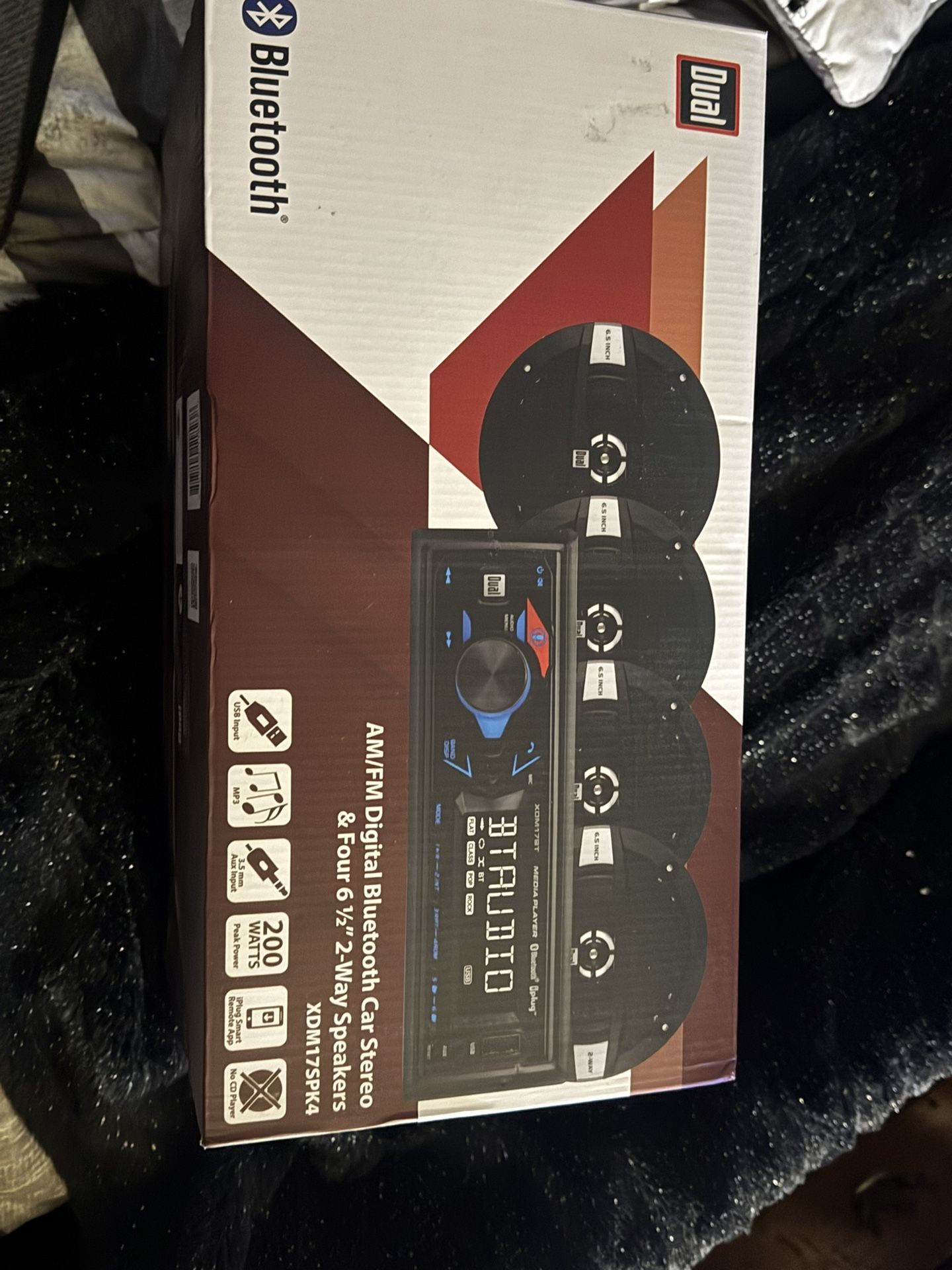 4  Car Audio Head Units And Speaker Combo