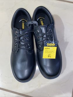 Tredsafe Mens Oxford Shoes Oil & Slip Resistant Anti-fatigue Lace-up Size 9.5