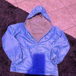 Boys Like New blue Raincoat Size 10/12 